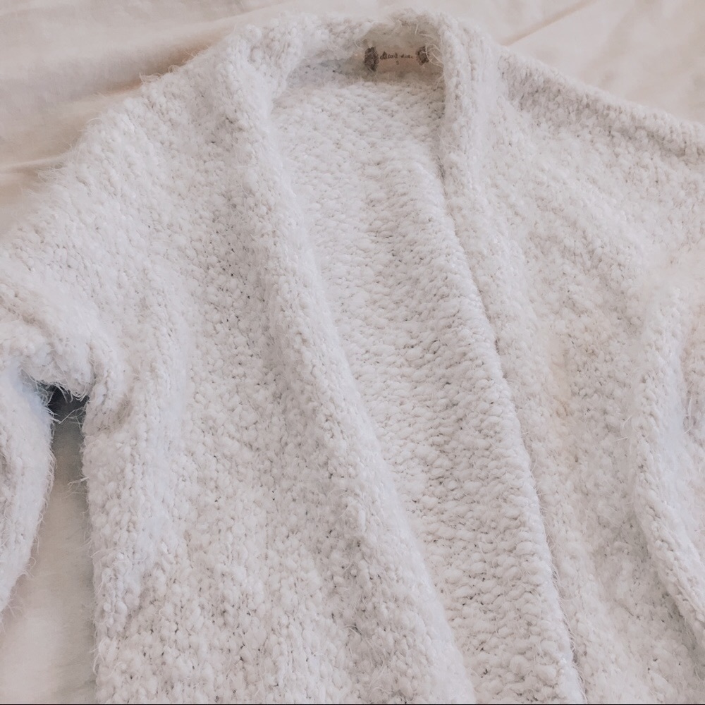 Altar’d State White Knit Cardigan